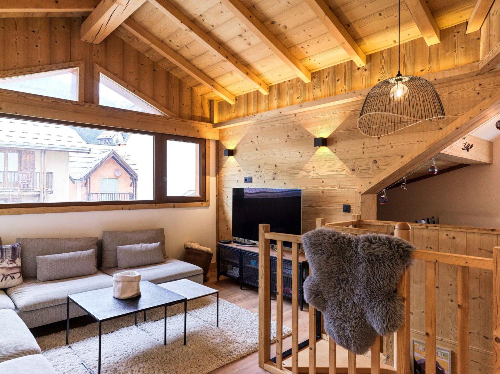 Le Chenaillet, Duplex Au Pied Des Pistes Et Spa Montgenèvre Kültér fotó